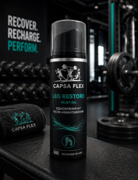 CAPSA FLEX LEG RESTORE – Гель для легкости ног и поддержки микроциркуляции 100 мл